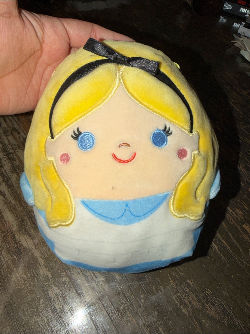 Squishmallows Disney Alice in Wonderland "Alice the Human" Plush.